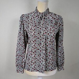 VINTAGE KORET WOMEN BLOUSE MULTICOLOR SIZE 4